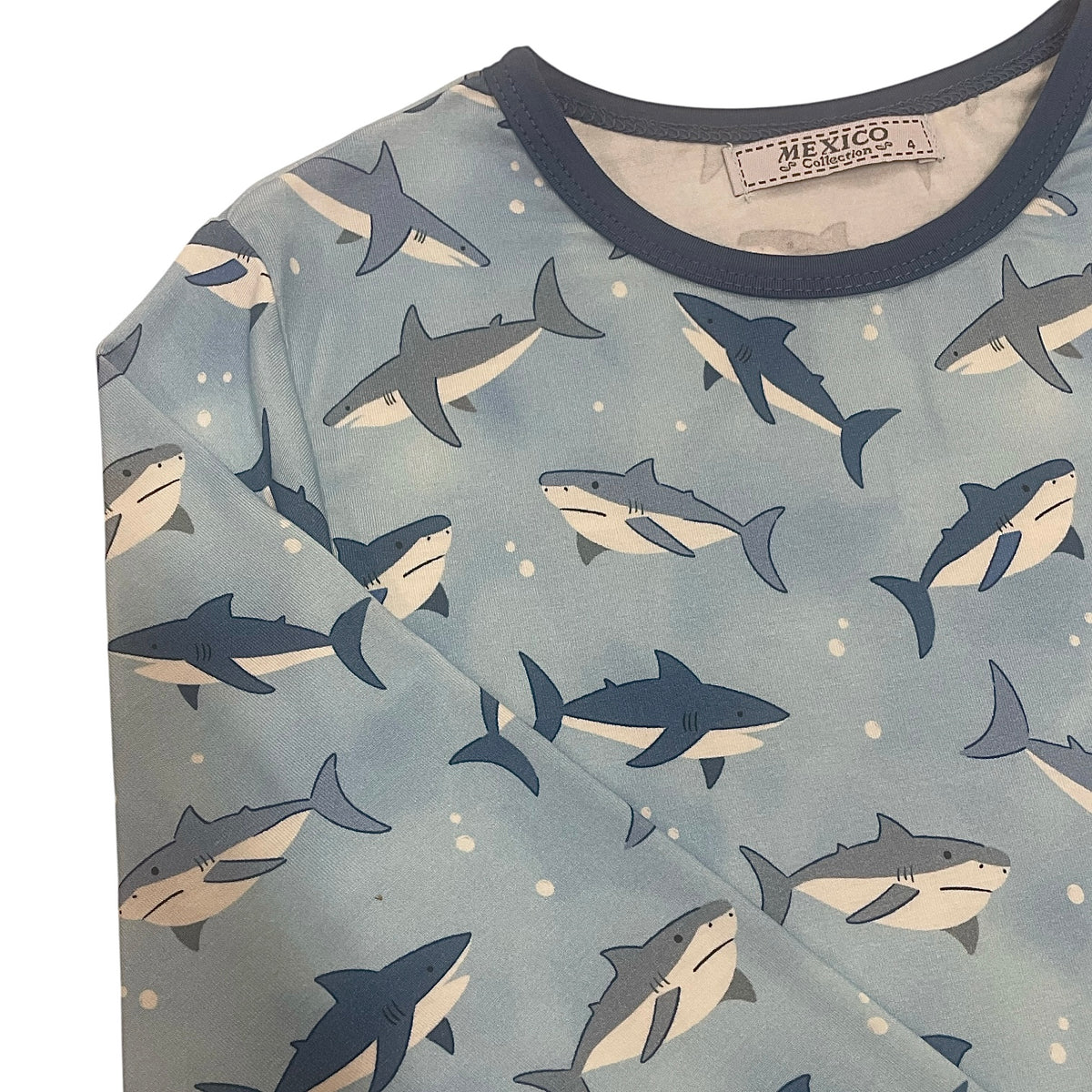 Mexico Kids/Pre-teens Boys Pyjamas Set – Sharks Print