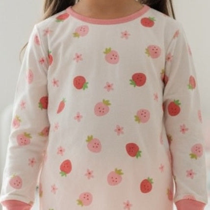 Pink Heart Kids/Pre-teens Girl Pyjamas Set – Peachy Strawberry
