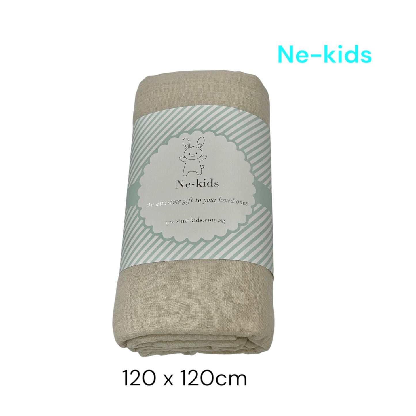 100% Cotton Plain Swaddle Muslin