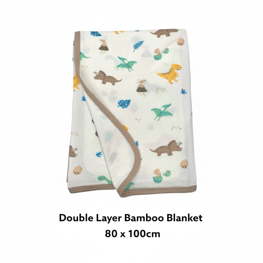 Premium Double-Layer Bamboo Baby & Toddler Blanket