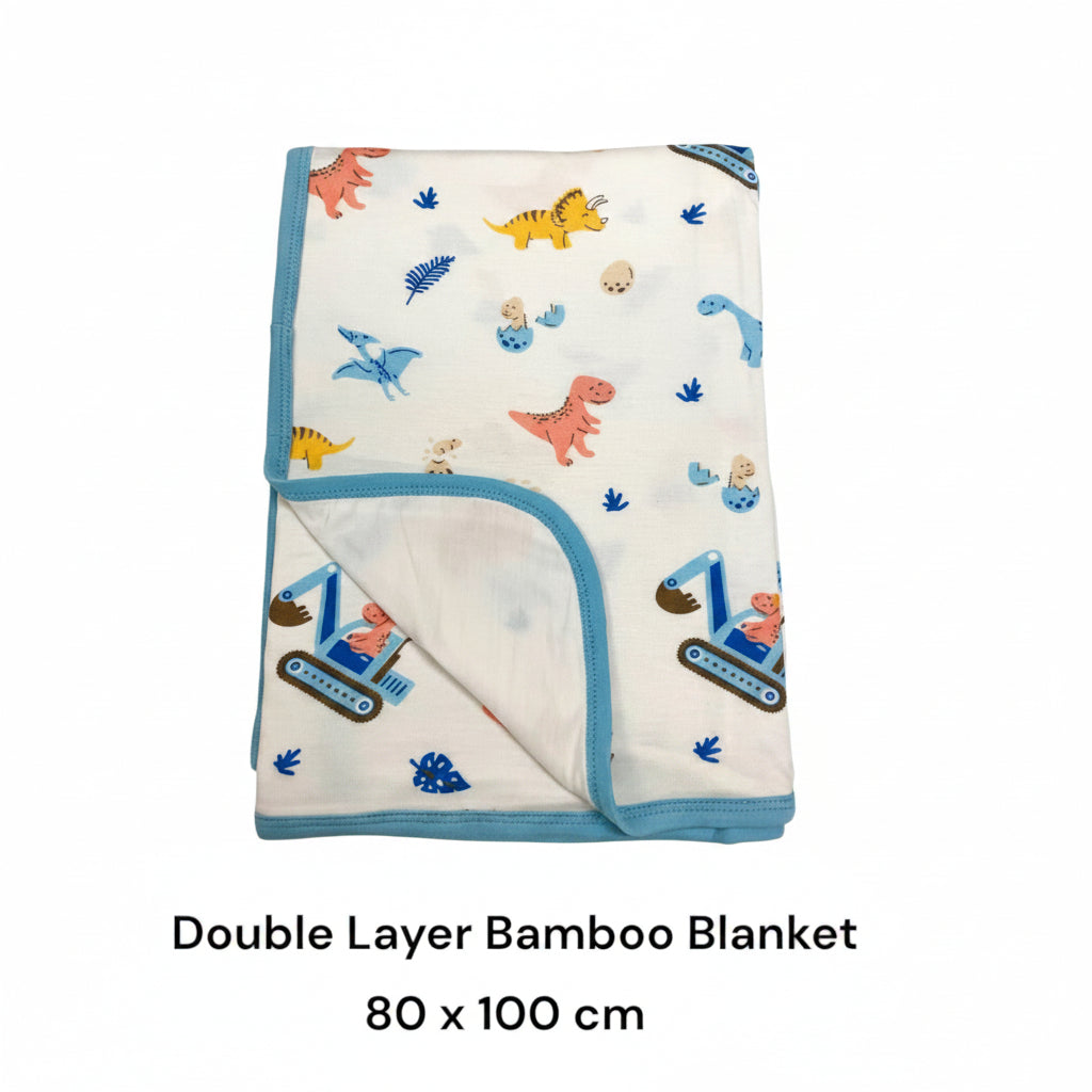 Premium Double-Layer Bamboo Baby & Toddler Blanket
