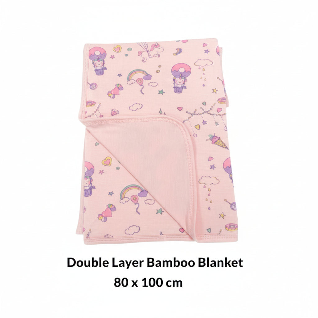 Premium Double-Layer Bamboo Baby & Toddler Blanket