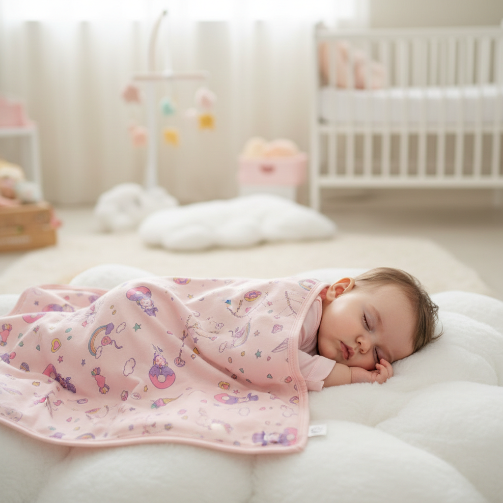 Premium Double-Layer Bamboo Baby & Toddler Blanket