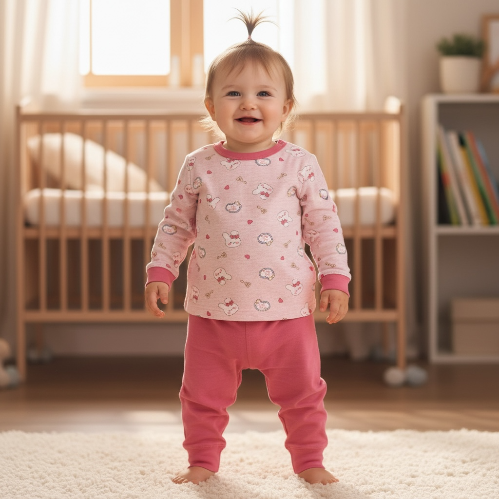 NE-KIDS Baby Girls Pyjamas Set - Little Baby Rabbit