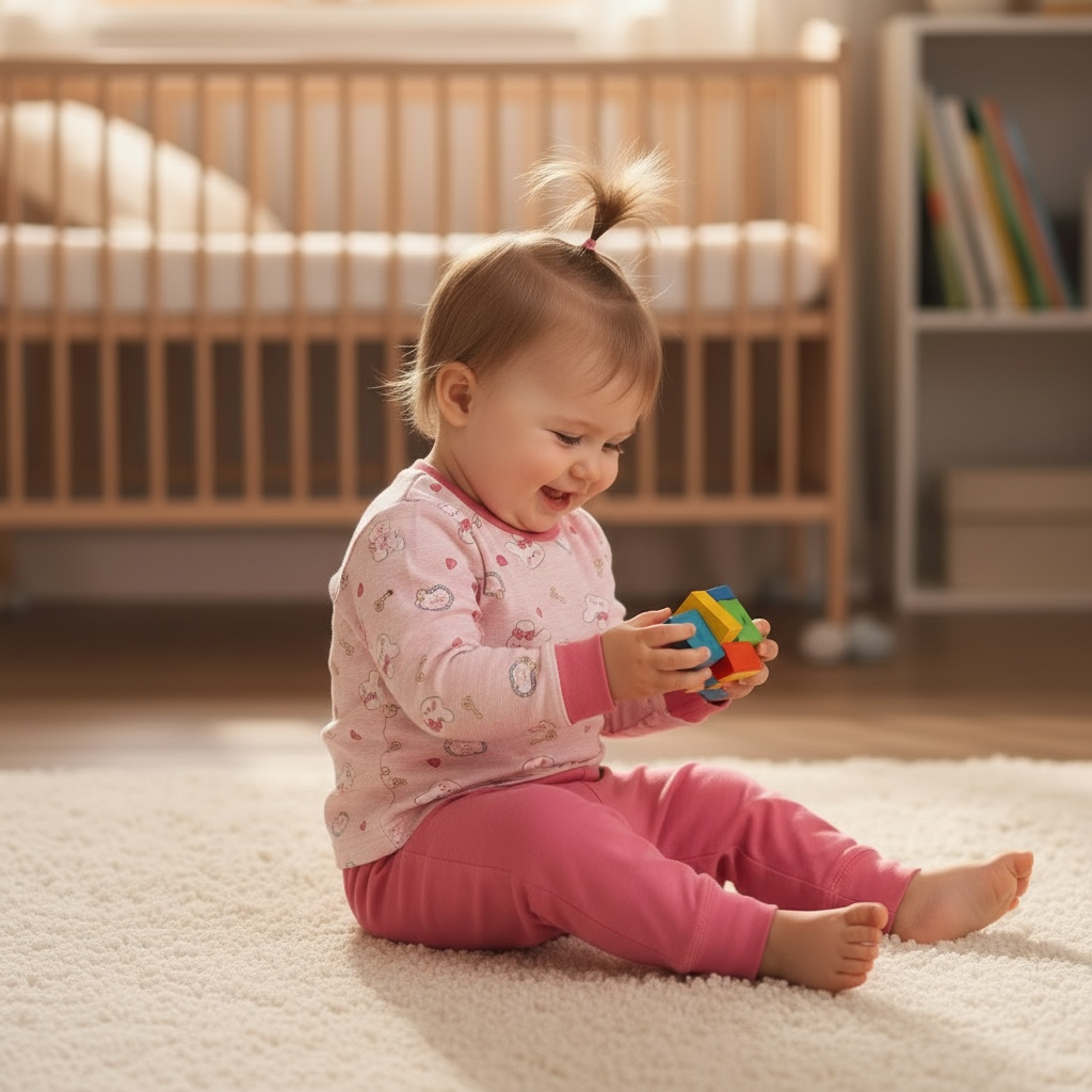 NE-KIDS Baby Girls Pyjamas Set - Little Baby Rabbit