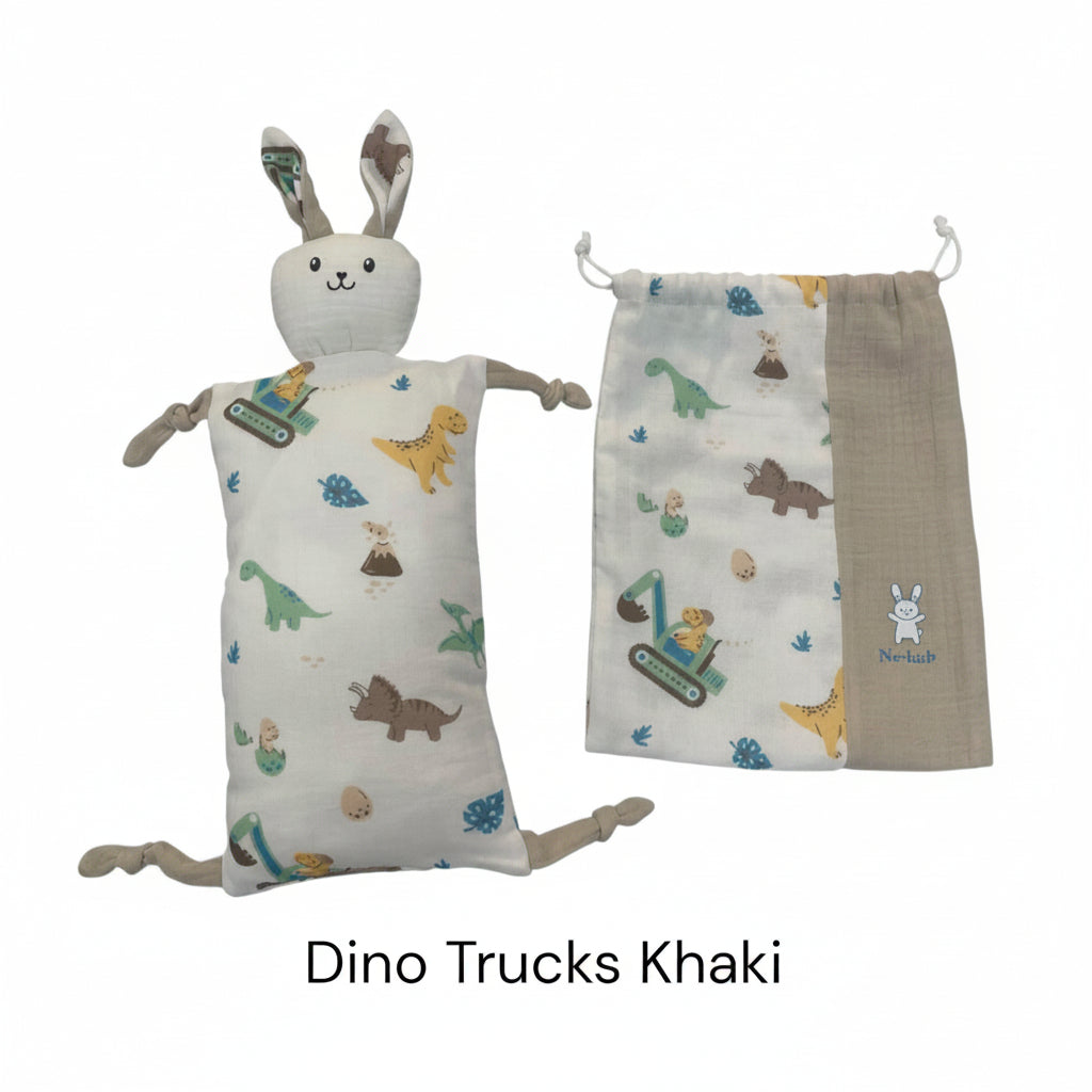 Safe Play with adorable Rabbit Buddy Pillow.