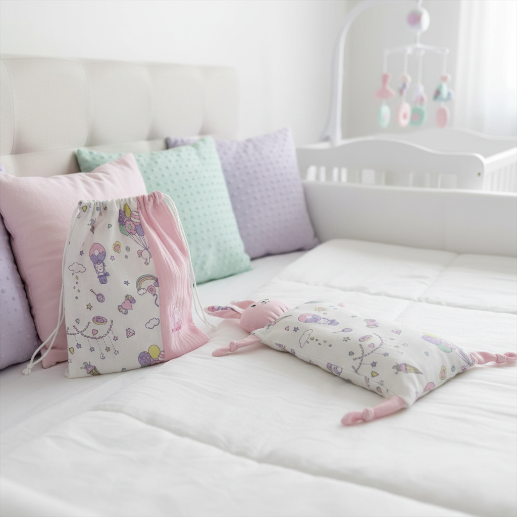 Safe Play with adorable Rabbit Buddy Pillow.