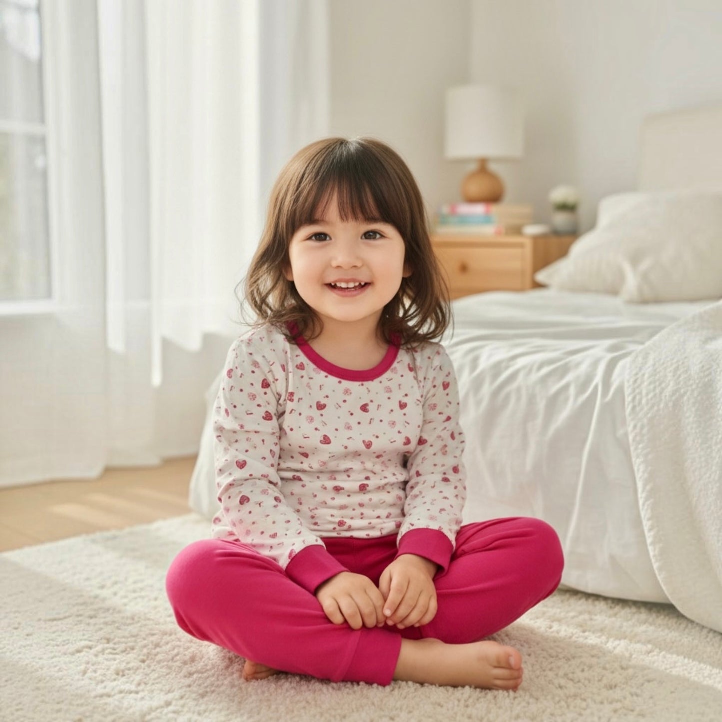 NE-KIDS Baby Girl Pyjamas Set - Strawberry
