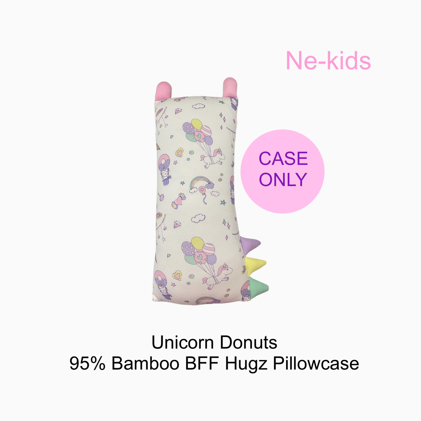 Bamboo Pillowcase – Unicorn Donuts