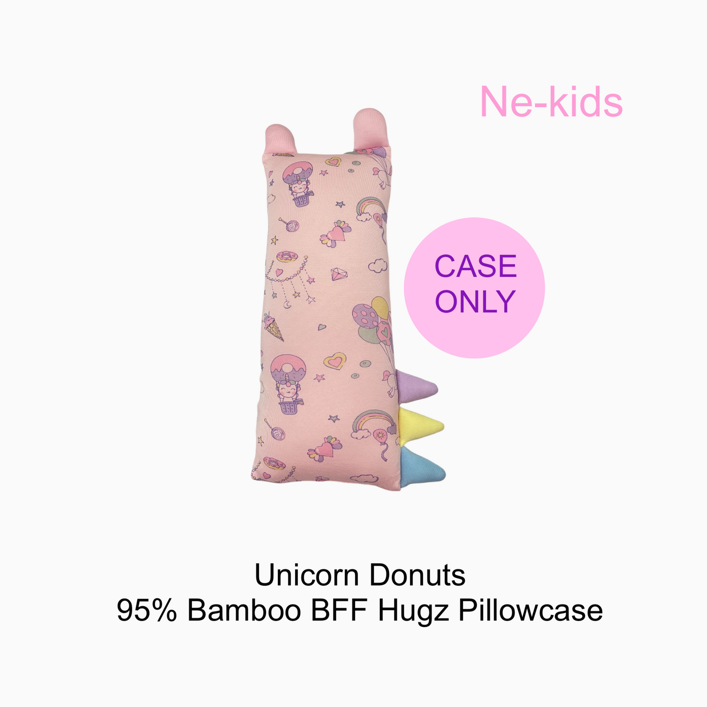 Bamboo Pillowcase – Unicorn Donuts