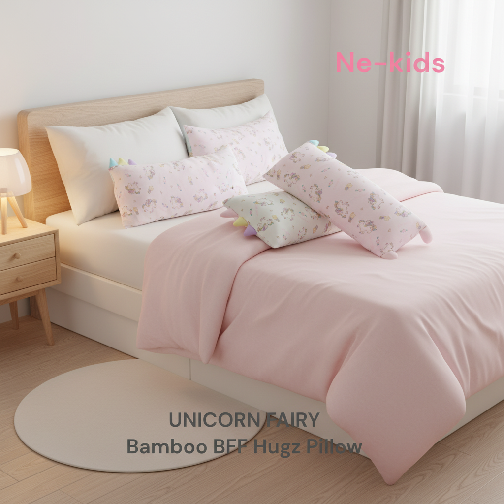 Bamboo BFF Hugz Baby/ Toddler Children Pillow – Unicorn Fairy