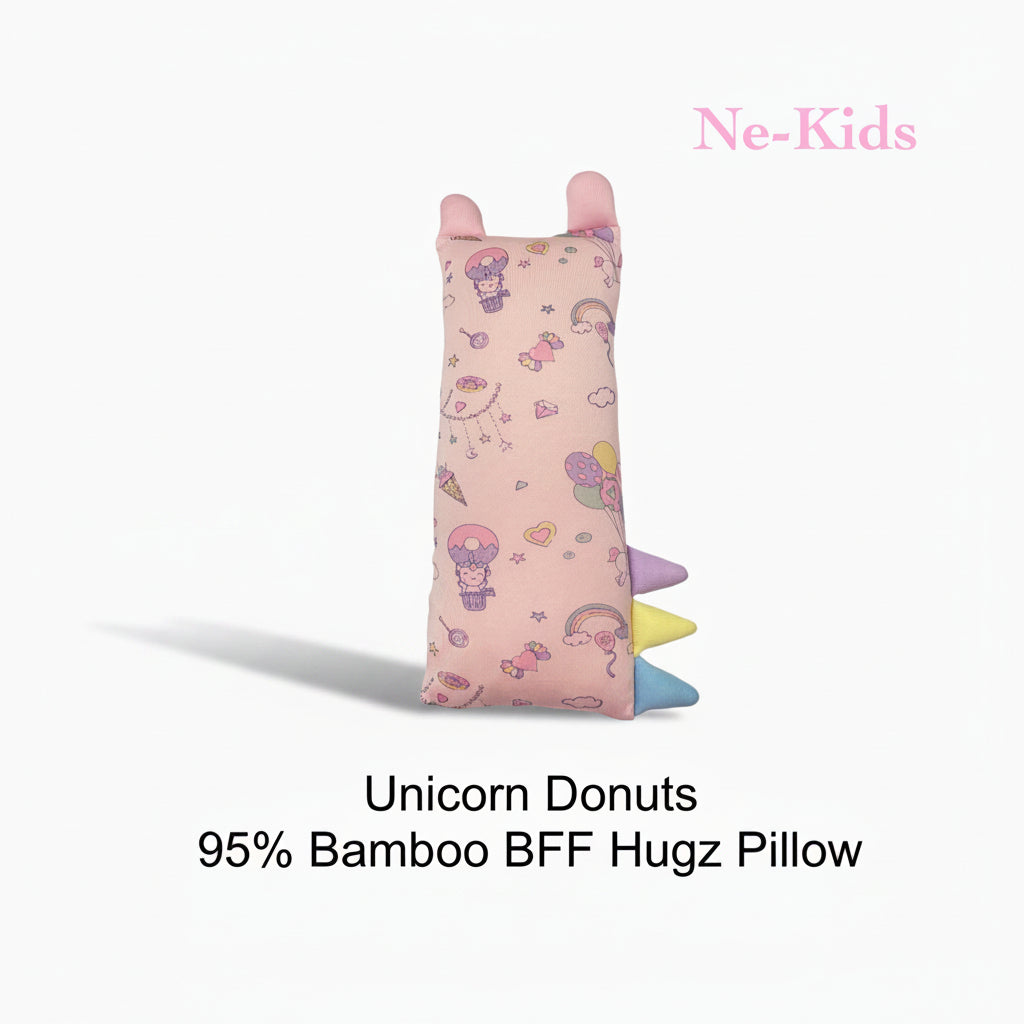 Bamboo BFF Hugz Baby/ Toddler Children Pillow – Unicorn Donuts