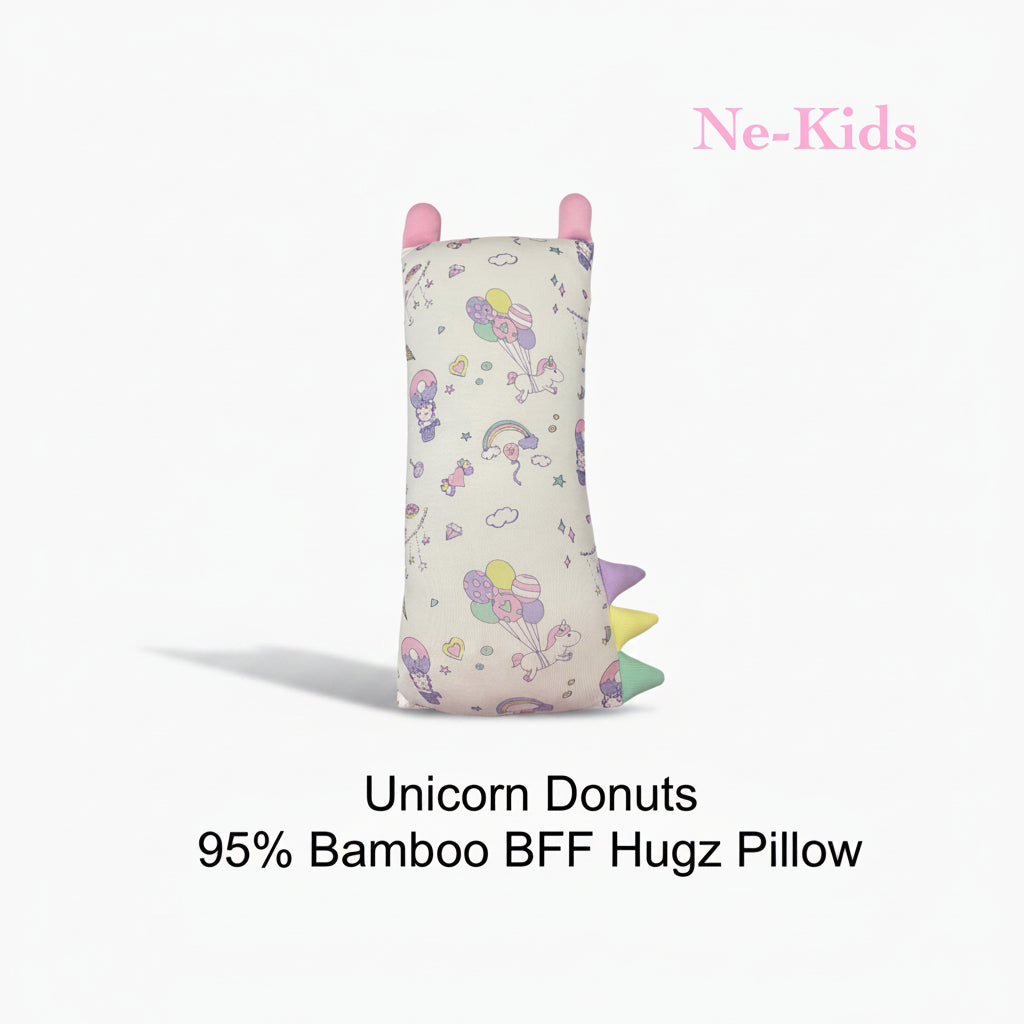 Bamboo BFF Hugz Baby/ Toddler Children Pillow – Unicorn Donuts