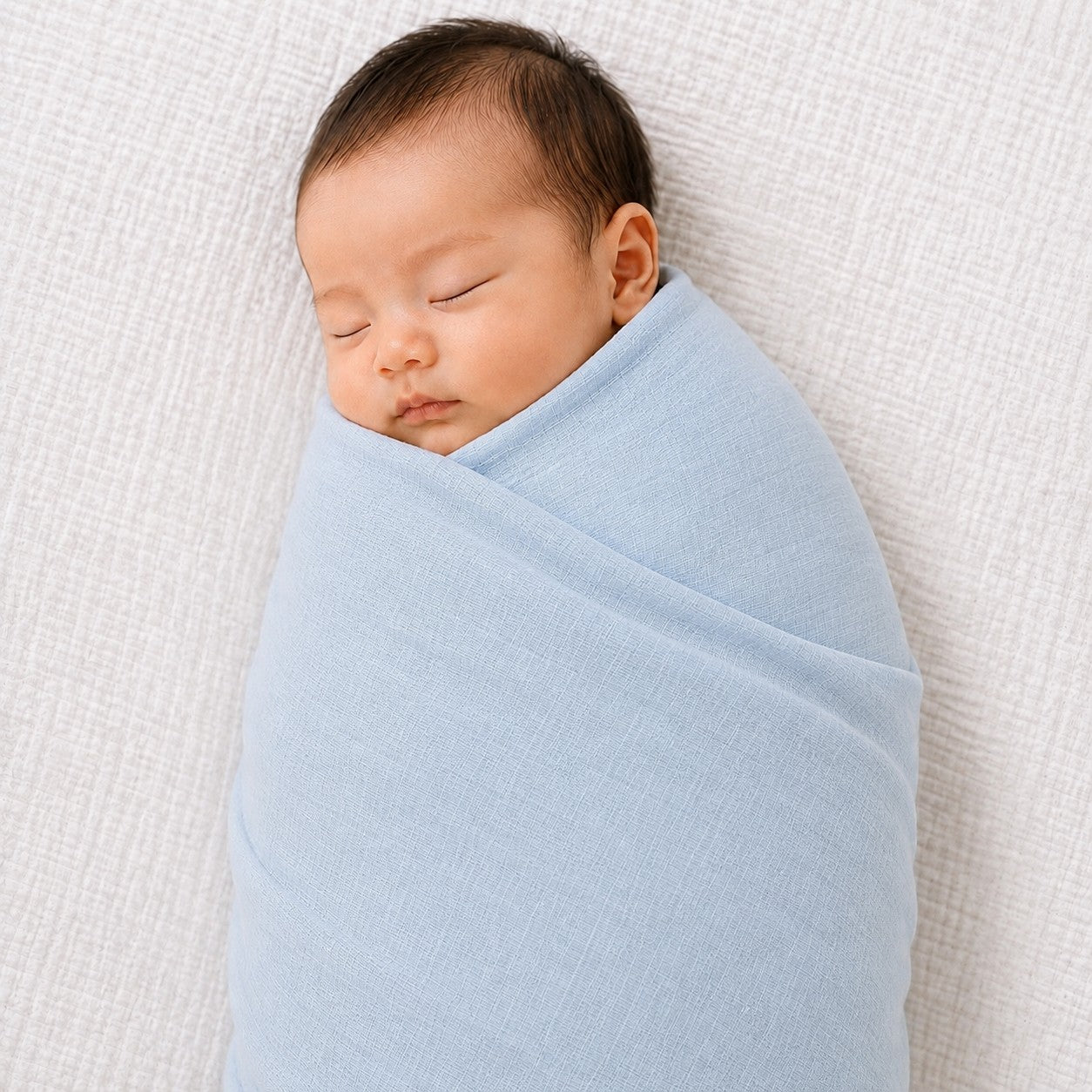 70% Bamboo 30% Cotton Plain Muslin Swaddle