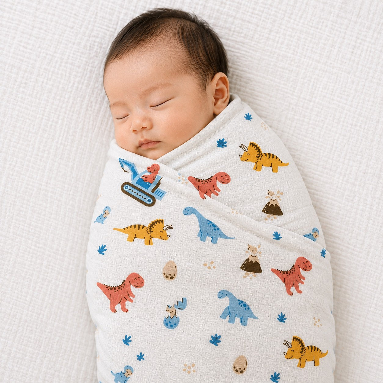 80% Bamboo 20% Cotton Muslin Swaddle