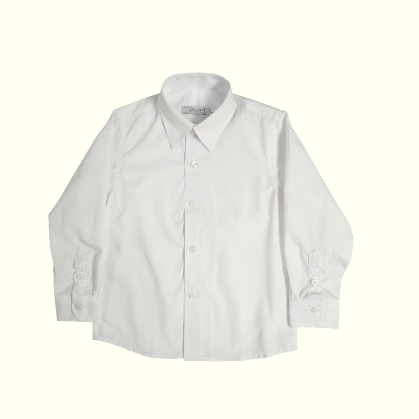 White Long sleeves Boys Shirt