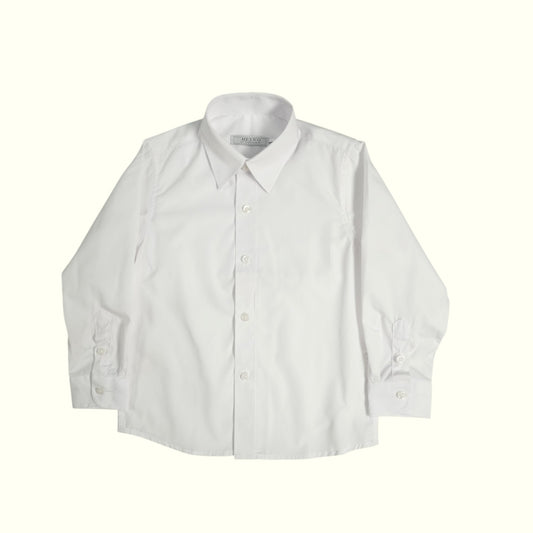 White Long sleeves Boys Shirt